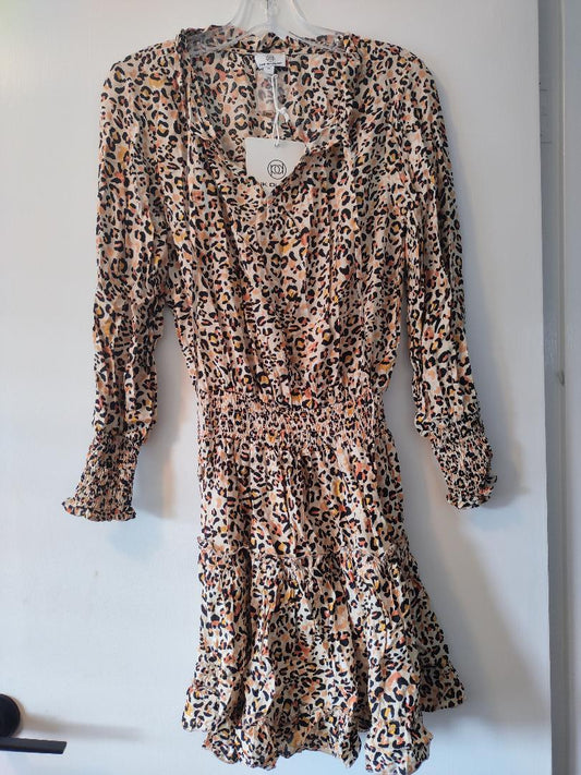 Pink Diamond Leopard Dress LAST ONE