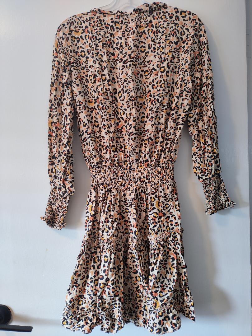 Pink Diamond Leopard Dress LAST ONE