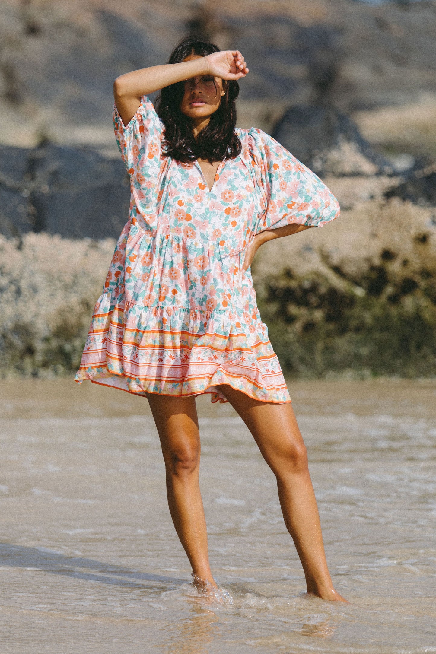 Flower Child Smock dress