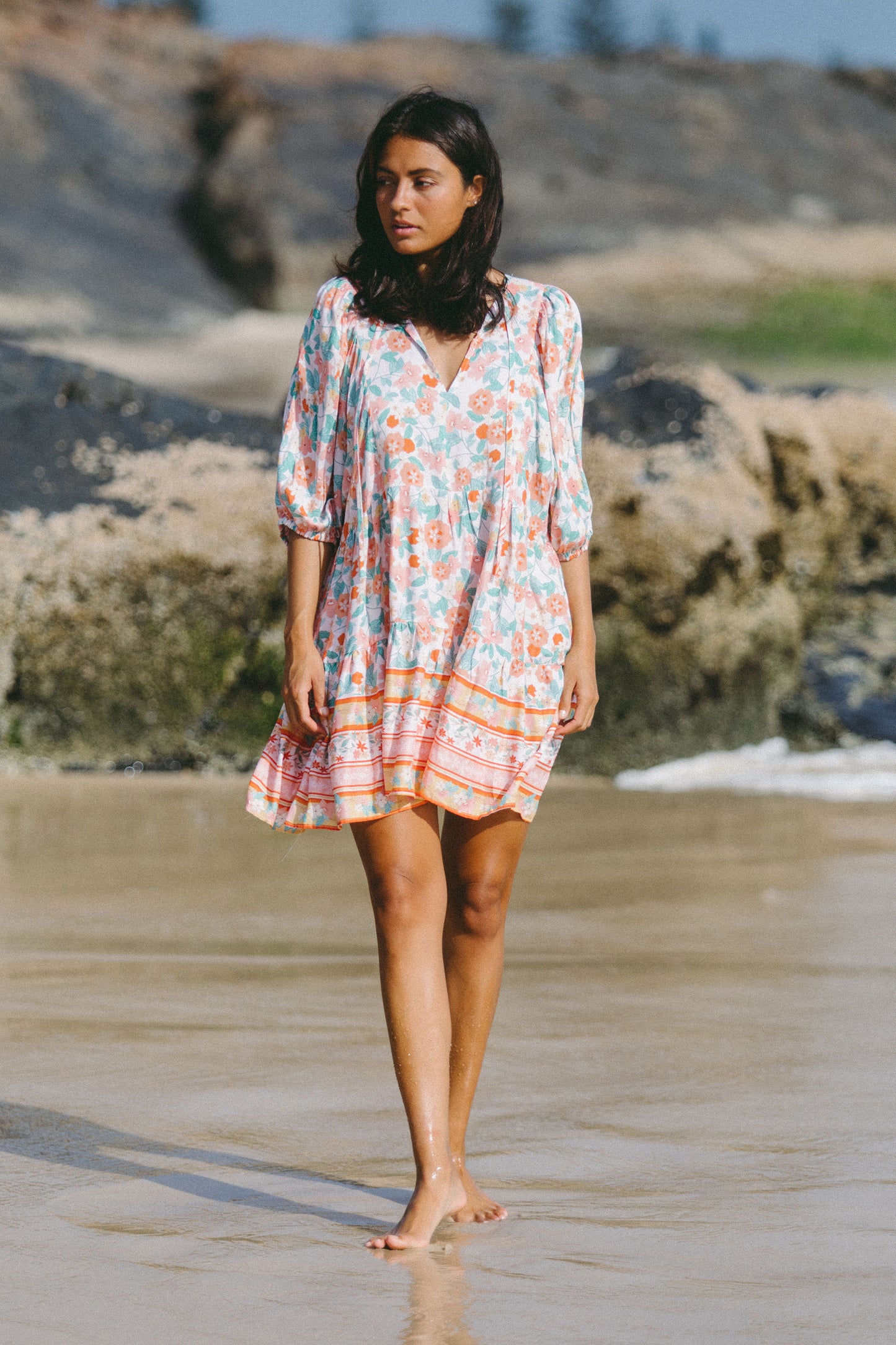 Flower Child Smock dress